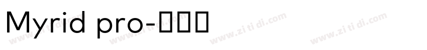 Myrid pro字体转换